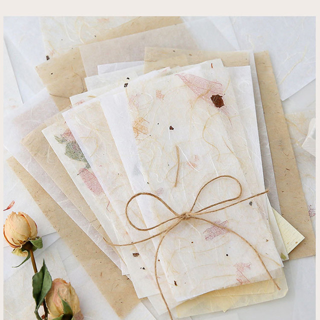 30 Pcs Scrapbooking Tissue Paper Onion Skin Kraft Paper DIY Crafts  Decoration Special Material Floral Collage